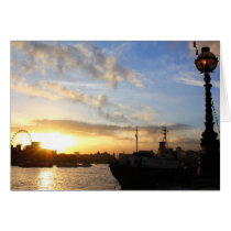 London Eye sunset cards