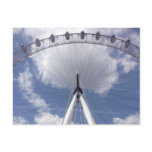 london eye top postcard