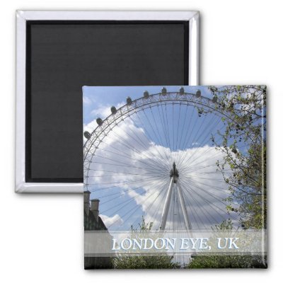 London Eye (UK) Holiday Souvenir Magnet