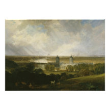 London from Greenwich Park by J M W Turner 1809 Personalized Announcements
