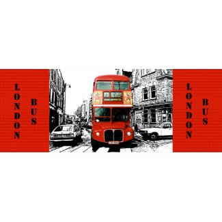 London Gift Mug with Red Bus mug