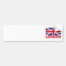 London in Red Bumper Stickers