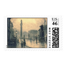 London Monument 1905 Postage Stamp