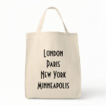 London Paris New York Minneapolis Bag