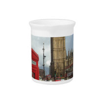London Phone box & Big Ben (St.K) Beverage Pitcher