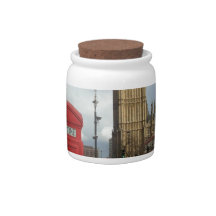 London Phone box & Big Ben (St.K) Candy Jars