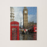 London Phone box & Big Ben (St.K) Jigsaw Puzzles