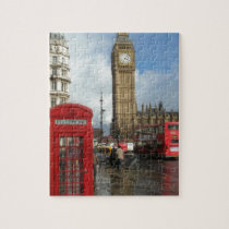 London Phone box & Big Ben (St.K) Jigsaw Puzzles