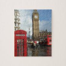 London Phone box & Big Ben (St.K) Jigsaw Puzzles