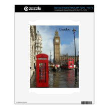 London Phone box & Big Ben (St.K) NOOK Decals