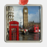 London Phone box & Big Ben (St.K) Christmas Tree Ornaments