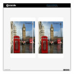London Phone box & Big Ben (St.K) Decals For Kindle Fire