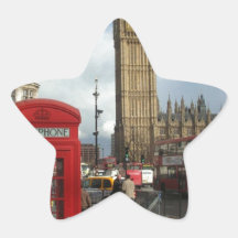 London Phone box & Big Ben (St.K) Stickers