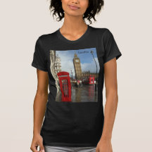 London Phone box & Big Ben (St.K) T-shirt