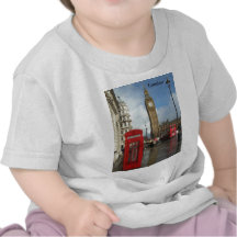 London Phone box & Big Ben (St.K) T-shirts