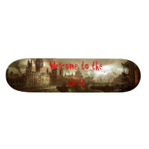 London post apocalypse skateboard deck