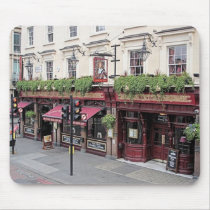 London Pub Mousepad by rainbowdharma London Pub Mousepad