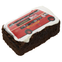 London Red Bus Rectangular Brownie