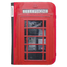 London Red Telephone Box Kindle 3 Case