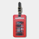 London Red Telephone Box Luggage Tag London Red Telephone Box Luggage Tag