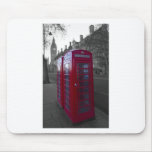 London Red Telephone box Mousemat