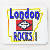 London Rocks ! (blue) mousepads