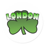 London Shamrock Sticker