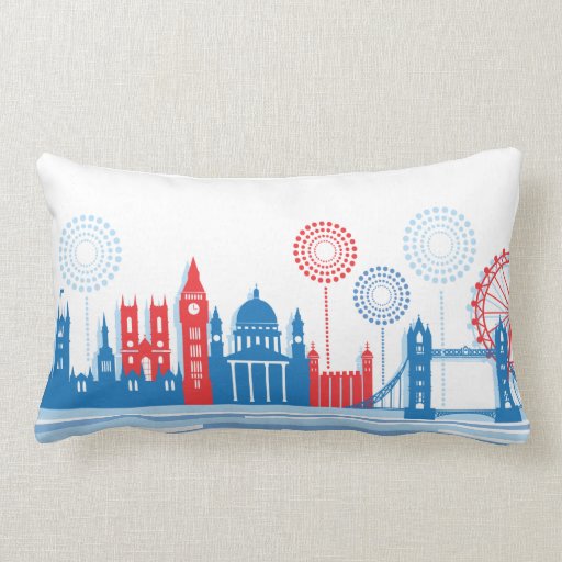 London Skyline Pillow Zazzle