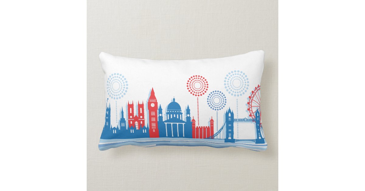 London Skyline Pillow Zazzle