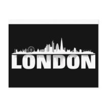 London skyline postcard
