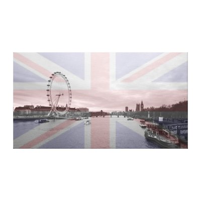 london skyline canvas