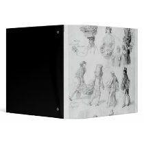 London Street Vendors: The Cries of London, 1843 Vinyl Binders