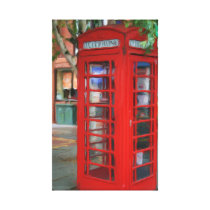London Telephone Booth Canvas Print