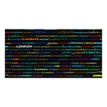 London Text Design I Photo Card