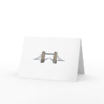 London Tower Bridge: 3D Model: Greeting Cards