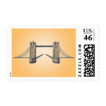 London Tower Bridge: 3D Model: Custom Postage