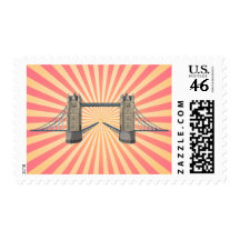 London Tower Bridge: 3D Model: Custom Postage