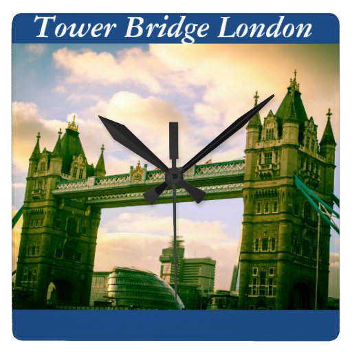 London Tower Bridge Clock Zazzle