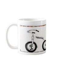 London Tricycle Mug mugs