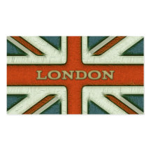 London UK Flag Business Card Template