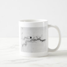 London Water Ways Map Drawing Mug