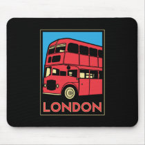 london westminster england art deco retro poster mousepads