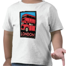 london westminster england art deco retro poster t-shirts
