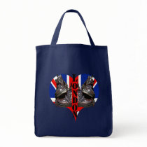 londons calling! tote bags