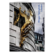 London's Winged Springbok Card