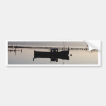 Lone Boat on the Loch Bumper Sticker