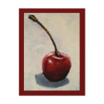 LONE CHERRY PAINTING POSTCARD