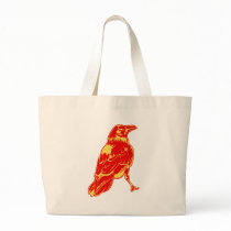 Lone Crow Illustration bags