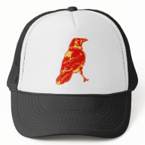 Lone Crow Illustration hats