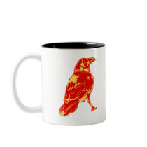 Lone Crow Illustration mugs
